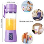 Gray Go Away Portable 6-Blade Rechargeable Juicer Blender - Image 3
