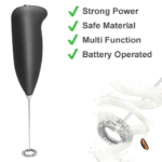 Gray Go Away Electric Coffee Beater & Milk Frother - Image 5