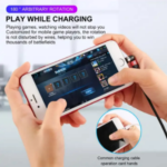 Gray Go Away 3-in-1 Fast Charging Data Cable - Image 4