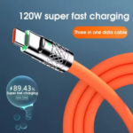 Gray Go Away 3-in-1 Fast Charging Data Cable - Image 5