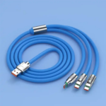 Gray Go Away 3-in-1 Fast Charging Data Cable - Image 6