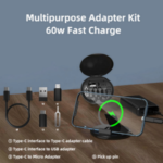 Gray Go Away Multi-Device Data Cable Set - Image 4