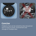 Gray Go Away Multi-Device Data Cable Set - Image 5