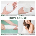Gray Go Away Magic Compressed Travel Towel - Image 5