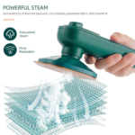 Gray Go Away Portable Mini Steam Iron for Home & Travel - Image 3