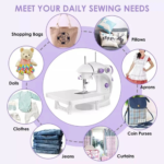 Gray Go Away Portable Mini Sewing Machine - Image 6
